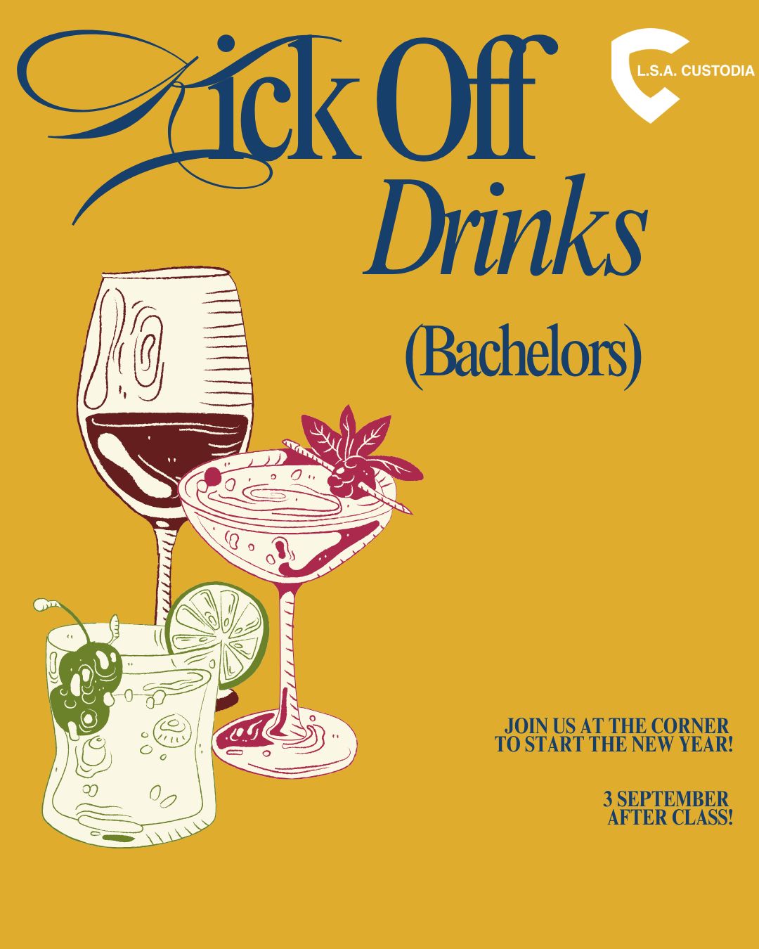 Bachelor's Kick-Off Drinks