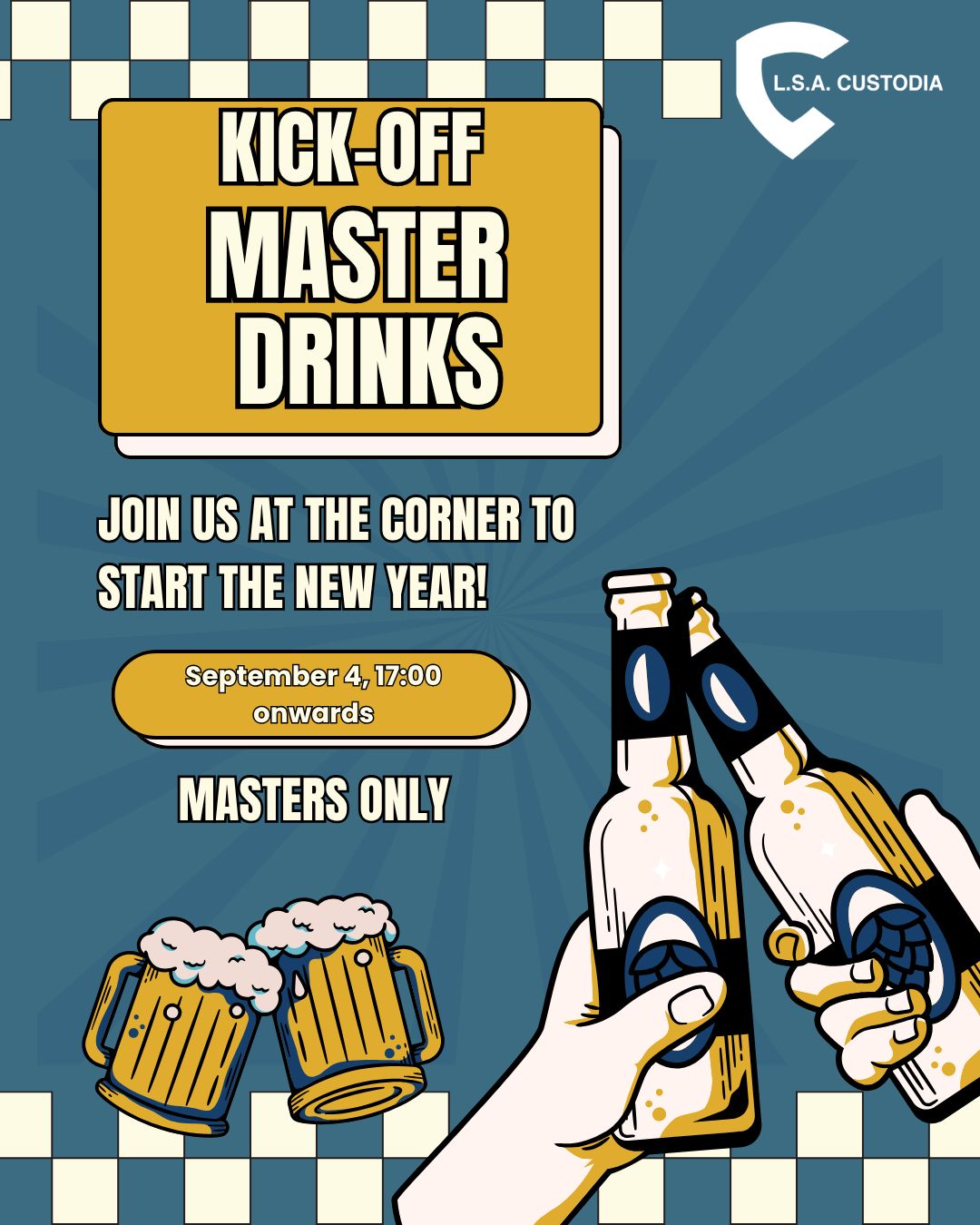 Master's Kick-Off Drinks