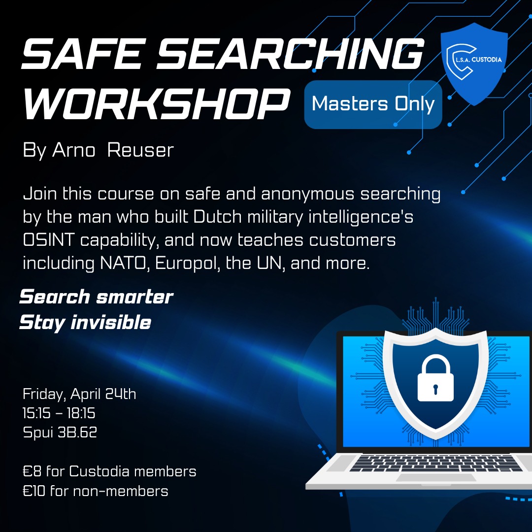 Safe searching workshop by Arno Reuser